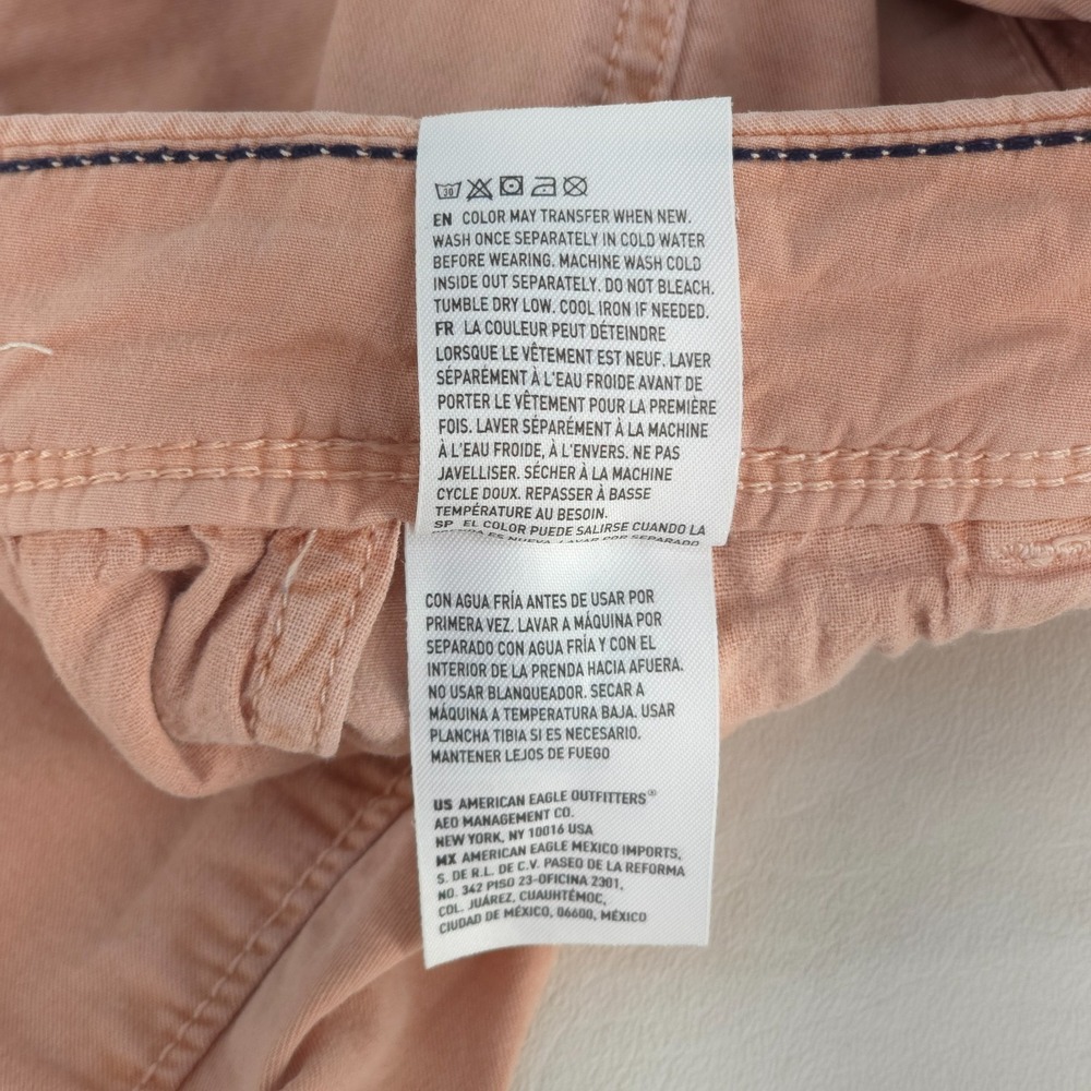 American Eagle Outfitters Classic Fit Chino Shorts Mens 31 Beach Summer Vacation - Picture 9 of 16